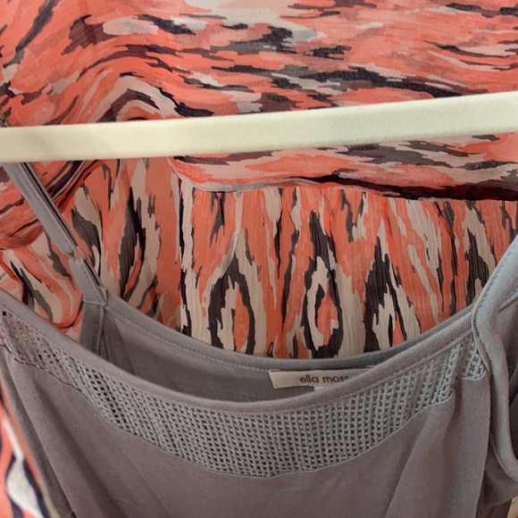 Ella Moss small tunic with grey tank top - Picture 7 of 16